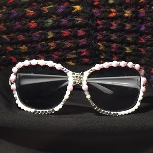 HandCrafted/Hand Designed Gem Encrusted Sunglasses